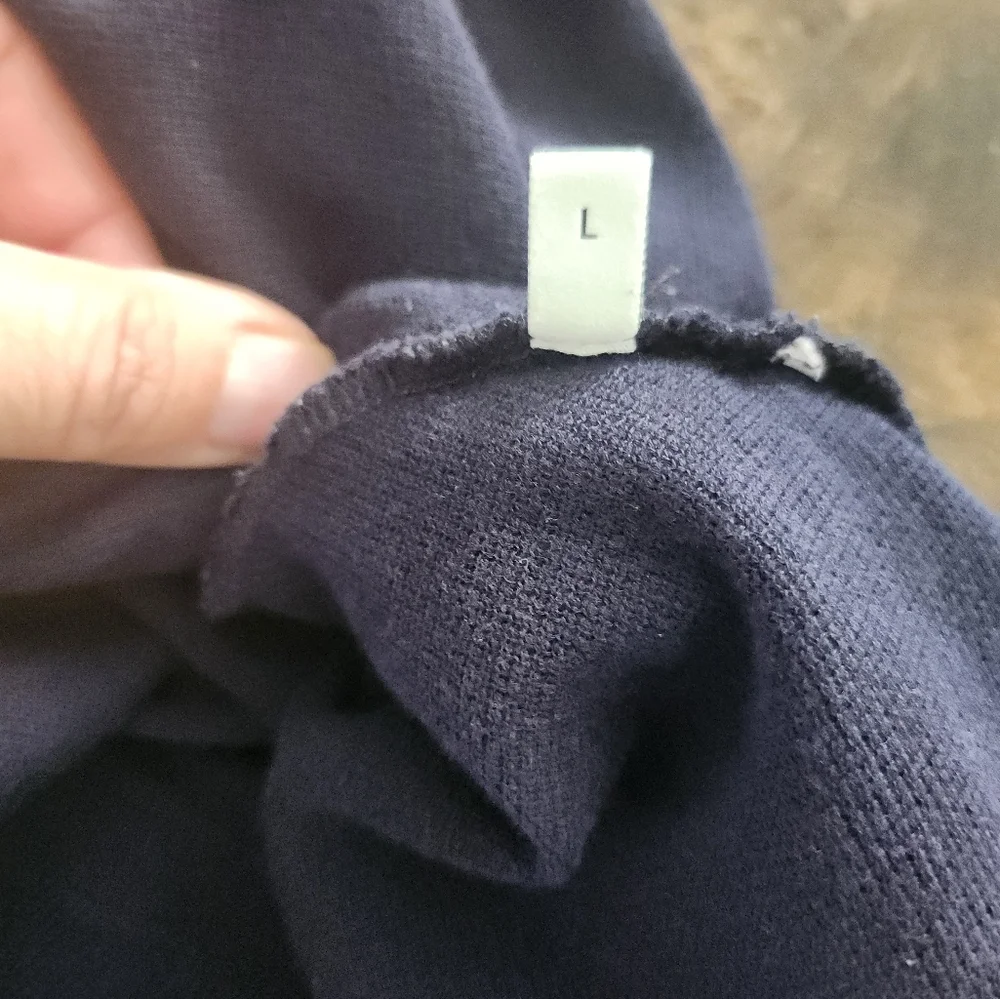 Gucci Navy Blue Cotton Pique King Snake Detail Polo T-Shirt size L